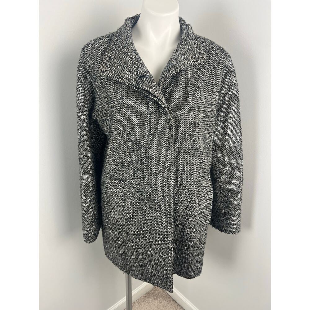 J.Crew Wool Blend Tweed Peacoat Size 10